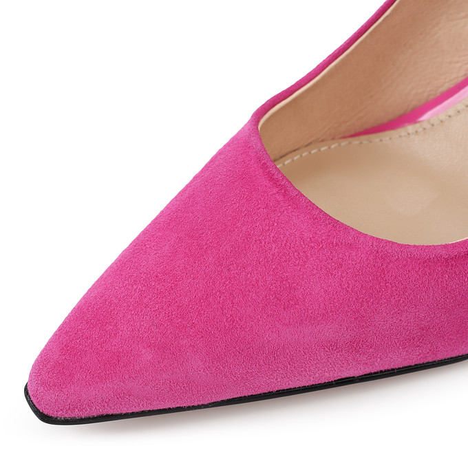 Розовые женские закрытые туфли "Томас Мюнц"