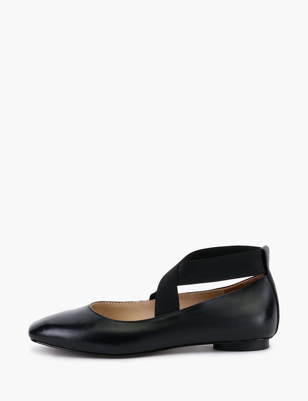 Черные кожаные женские туфли MASCOTTE 99-218111-3501M | ракурс 1