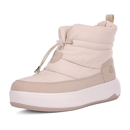 189-42WA-104TW Ботинки для активного отдыха женские текстиль-и.кожа/и.мех-текстиль беж, INSTREET