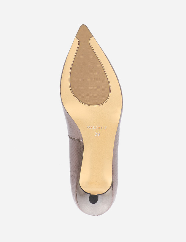 Серебристые женские туфли MASCOTTE 21-120511-0116 | ракурс 5