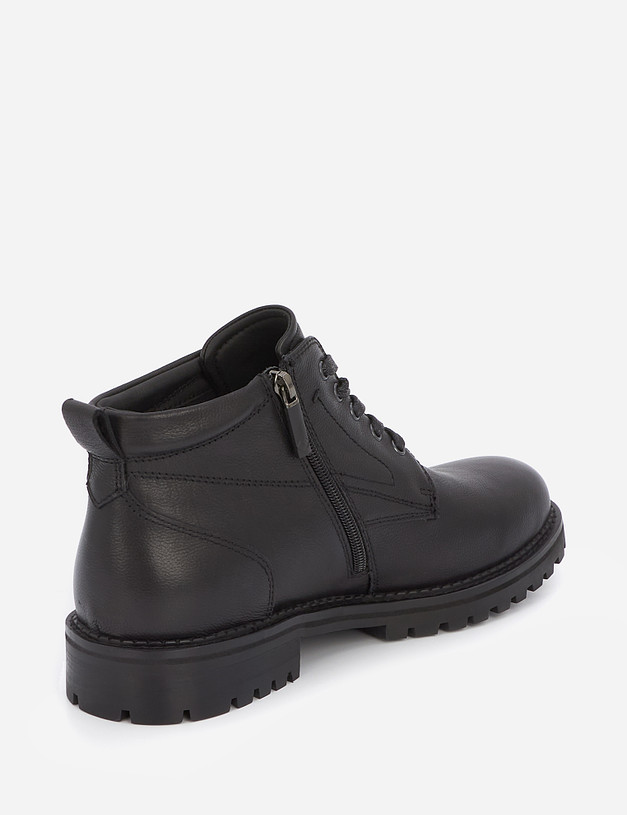 Черные кожаные мужские ботинки MASCOTTE 22-1210323-3180M | ракурс 5
