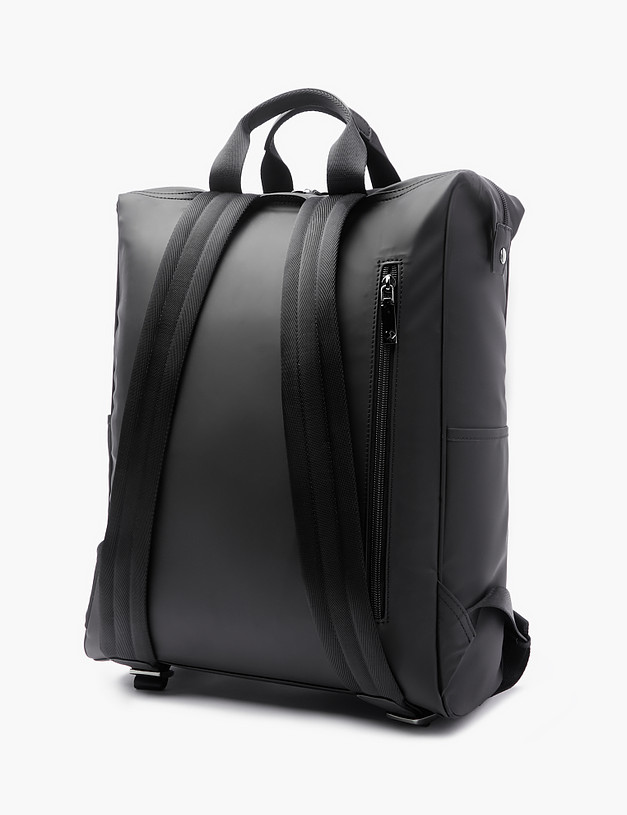 Черный текстильный мужской рюкзак MASCOTTE 604-2217-202 | ракурс 4