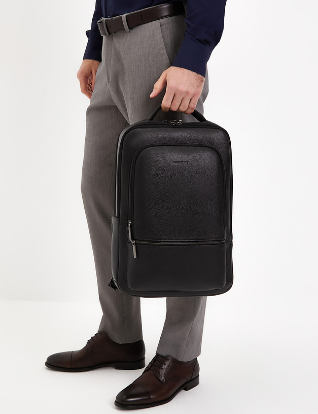 Черный мужской рюкзак MASCOTTE 602-4109-102 | ракурс 1
