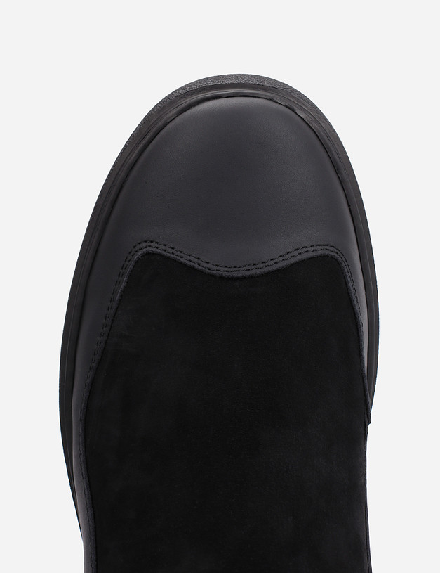 Черные мужские ботинки челси MASCOTTE 128-121931-0302 | ракурс 4