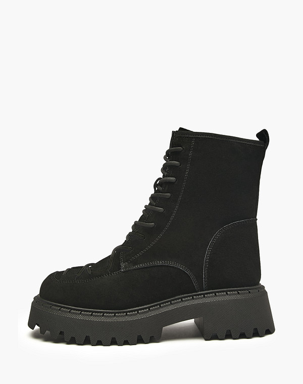 Черные женские зимние ботинки 16990₽