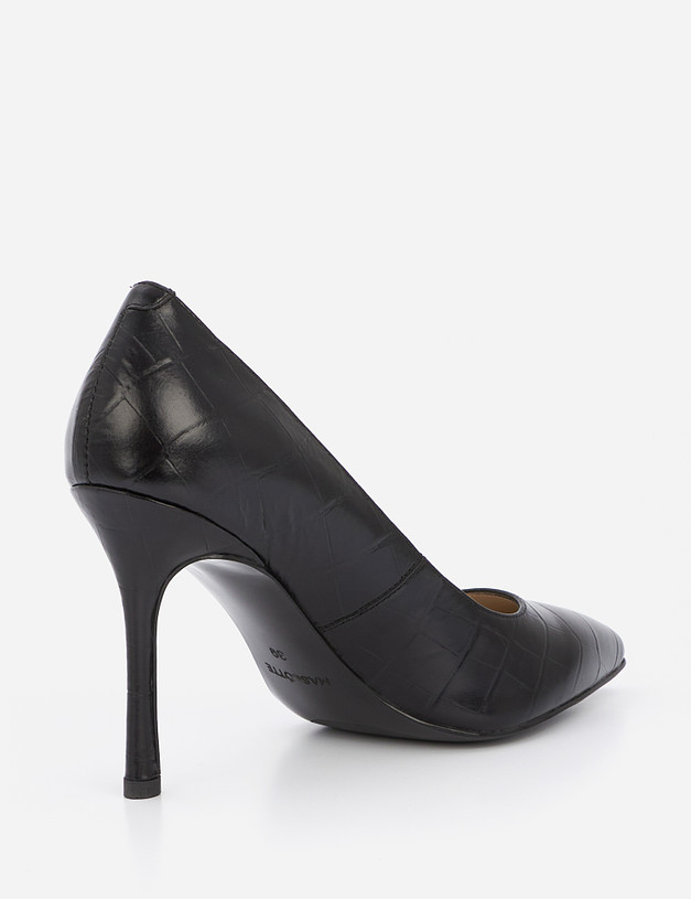 Черные женские туфли MASCOTTE 21-922114-0102 | ракурс 4