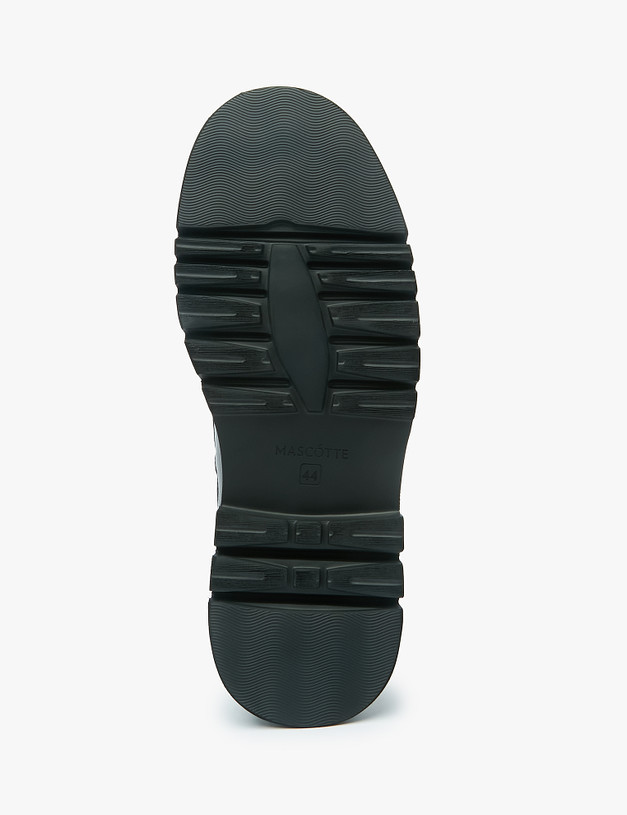 Черные мужские ботинки с мехом MASCOTTE 58-222931-0102 | ракурс 5