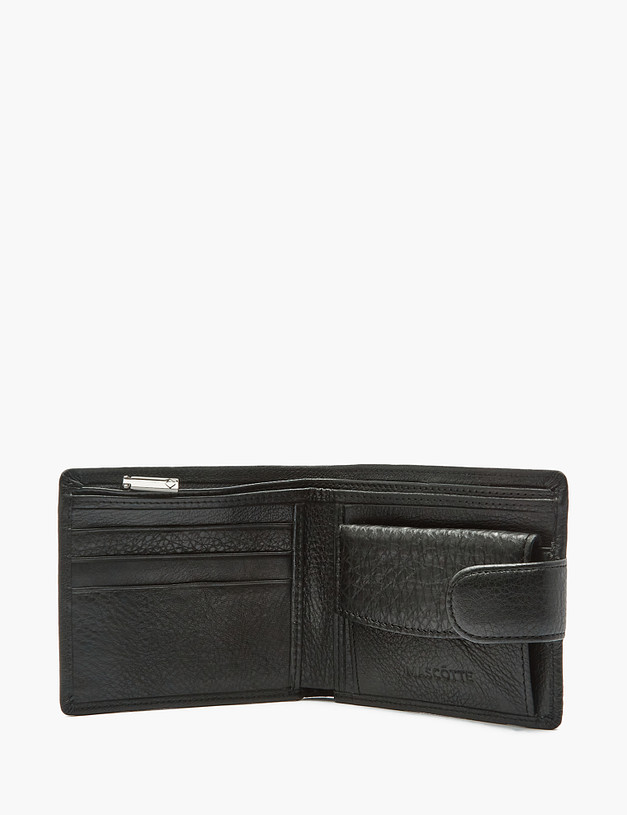 Черный мужской бумажник MASCOTTE 622-9131-102 | ракурс 4