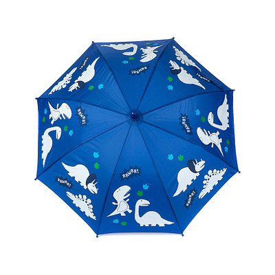 Зонт трость полуавтоматический для мальчиков ZENDEN YU-22JYC-006, цвет синий, размер ONE SIZE