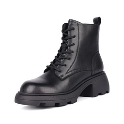 58-42WA-X135VR Ботинки женские кож.спилок/ворс.ткань черн, Zenden