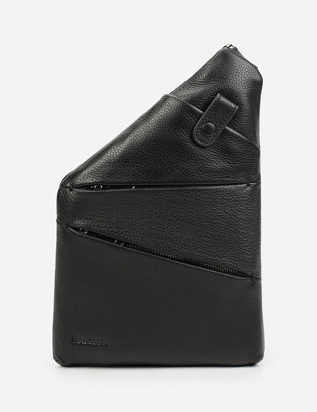 Черная мужская сумка MASCOTTE 622-1204-102 | ракурс 2