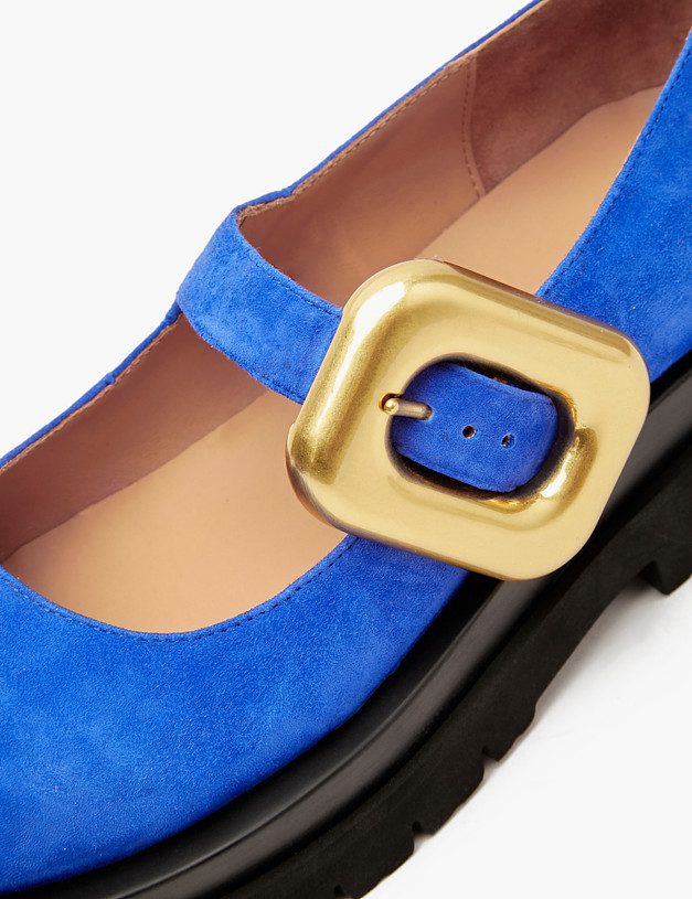 Синие женские туфли Мэри Джейн MASCOTTE 47-4126311-4628M | ракурс 6