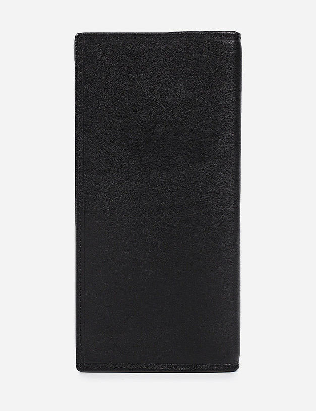 Черное кожаное мужское портмоне MASCOTTE 602-9228-102 | ракурс 2