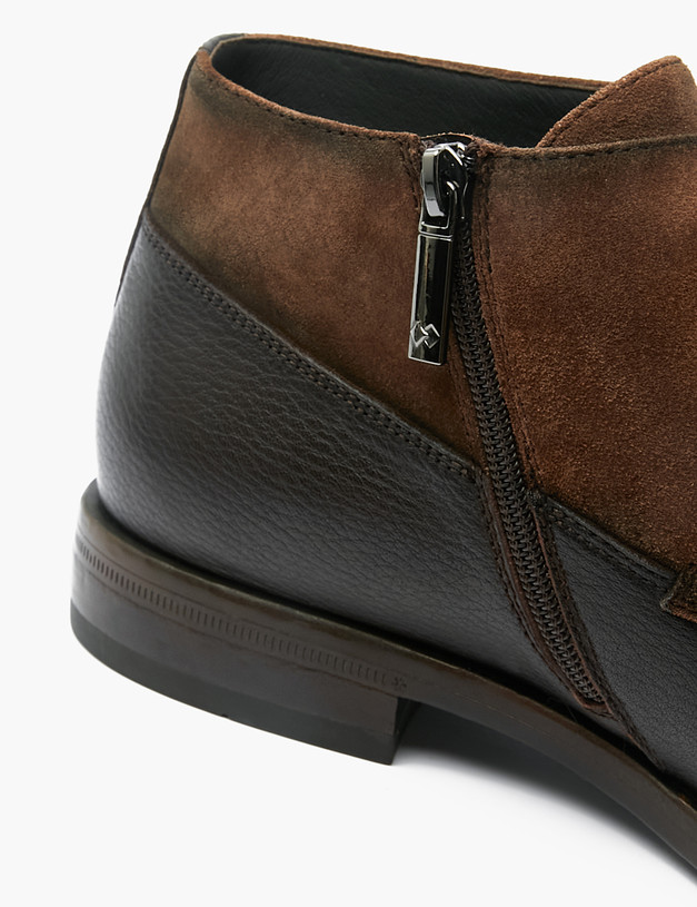 Акцентные коричневые мужские ботинки MASCOTTE 22-221023-3207M | ракурс 7