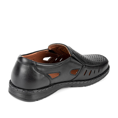 Туфли летние мужские MUNZ Shoes 116-21MV-038SS, цвет черный, размер 42 - фото 3