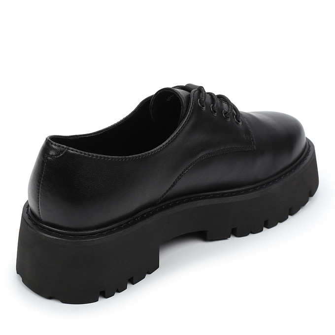 Черные кожаные полуботинки со шнуровкой LOLLI|POLLI