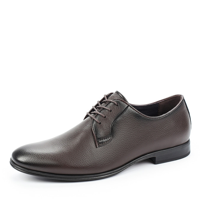 Коричневые мужские кожаные туфли со шнуровкой «Томас Мюнц»