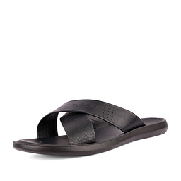 248-41MV-066SS Туфли летние мужские и.кожа/и.кожа черн, INSTREET