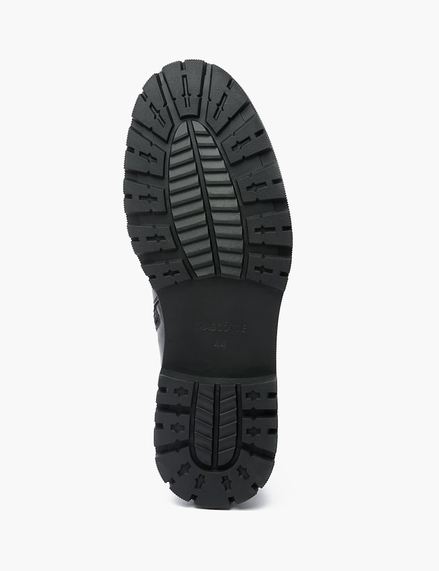 Черные зимние мужские ботинки на меху MASCOTTE 22-2253431-4111M | ракурс 7