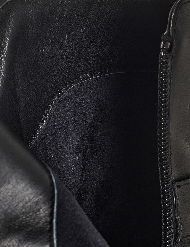 Черные кожаные женские ботинки MASCOTTE 99-1221225-3199M | ракурс 8