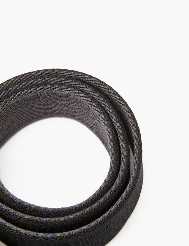 Черный текстильный ремень MASCOTTE 701-3215-202 | ракурс 4