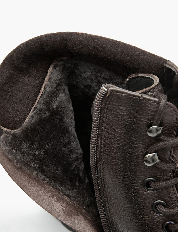 Коричневые мужские зимние ботинки MASCOTTE 22-320632-0109 | ракурс 6