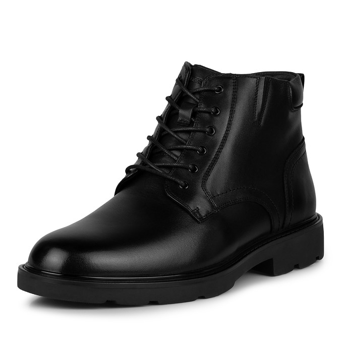 Мужские черные ботинки из кожи "Томас Мюнц"