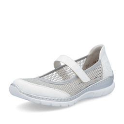 L32B6-80 Туфли женские текстиль/б.п. бел, Rieker