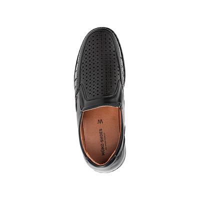 Туфли летние мужские MUNZ Shoes 116-21MV-038SS, цвет черный, размер 42 - фото 5