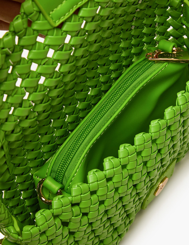 Зеленая женская плетеная сумка MASCOTTE 647-4109-604 | ракурс 5