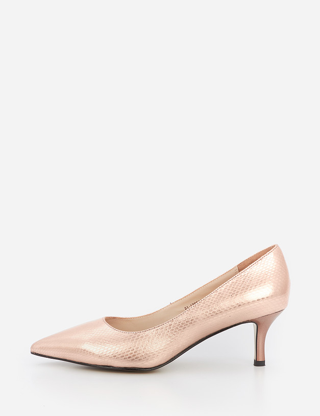 Золотые женские туфли MASCOTTE 21-120511-0115 | ракурс 2