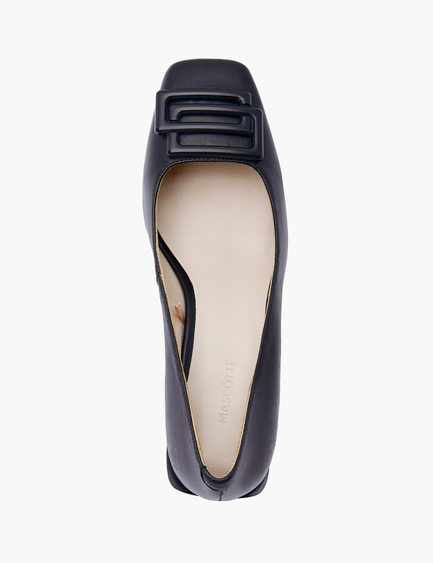 Черные кожаные женские туфли MASCOTTE 126-310511-3501M | ракурс 5