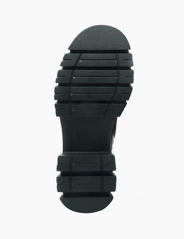 Черные кожаные женские ботинки MASCOTTE 102-220231-0102 | ракурс 5