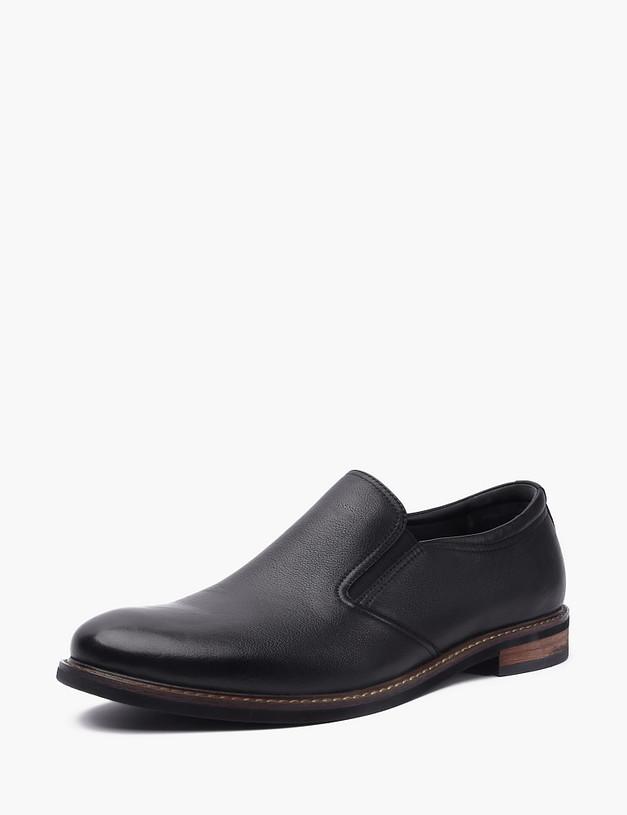 Черные мужские туфли MASCOTTE 58-210213-0102 | ракурс 2