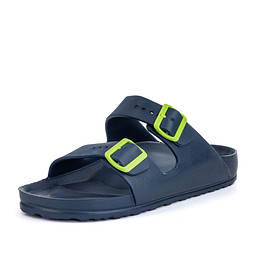 СЛ-58 Пантолеты (шлепанцы) пляжные муж. ЭВА/ЭВА Салатовый-Фиолетово-синий, Janett