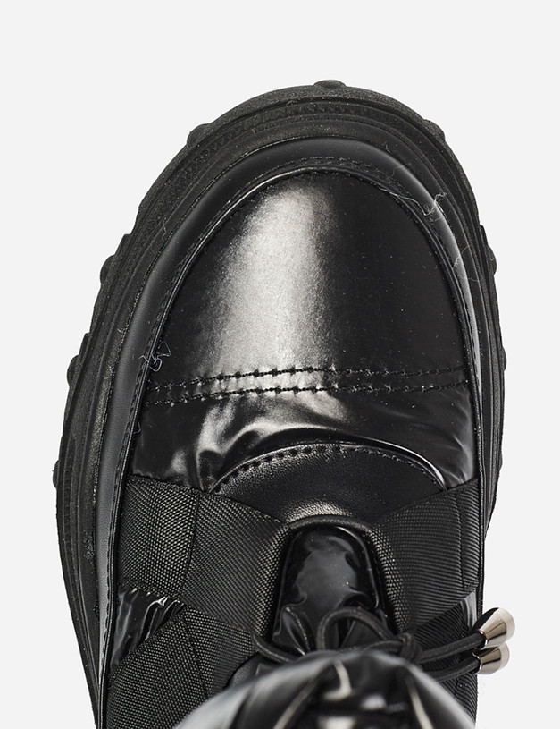 Черные женские ботинки MASCOTTE 25-920143-0202 | ракурс 6