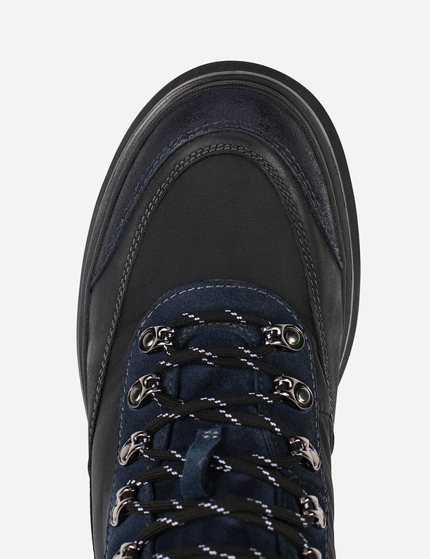 Темно-синие мужские ботинки MASCOTTE 22-1210621-3203M | ракурс 4