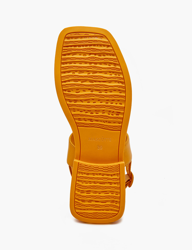 Оранжевые женские сандалии из натуральной кожи MASCOTTE 94-410811-0513 | ракурс 5