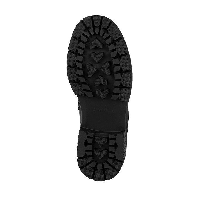 Черные женские ботинки "Саламандер" из кожи