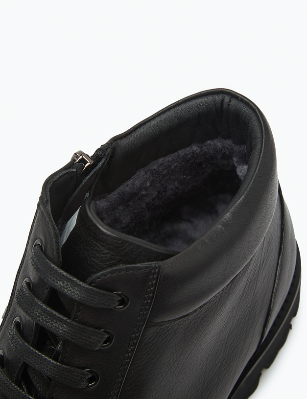 Черные мужские зимние ботинки в спортивном стиле MASCOTTE 128-3273039-0102 | ракурс 6