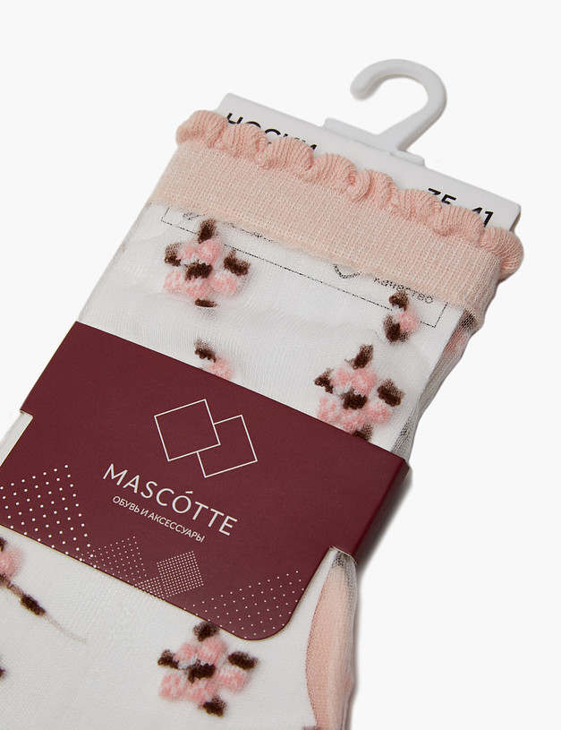 Розовые женские носки MASCOTTE 999-4106-2606 | ракурс 2