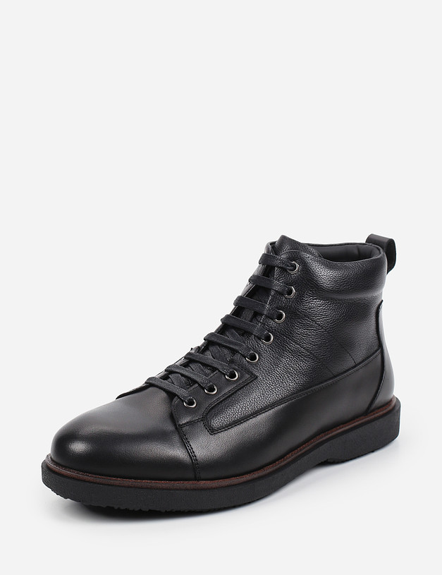 Черные мужские ботинки MASCOTTE 128-122234-0102 | ракурс 2