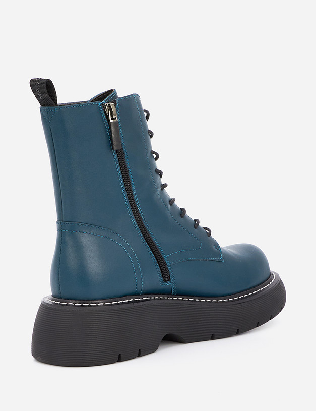 Синие женские ботинки MASCOTTE 22-120521-4161M | ракурс 4