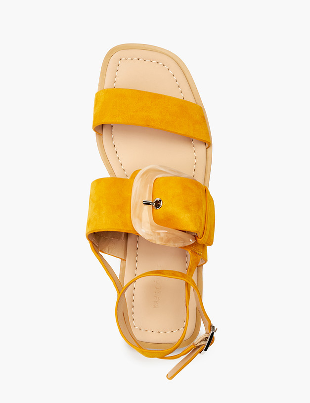 Желтые женские сандалии MASCOTTE 99-2142313-4603M | ракурс 4