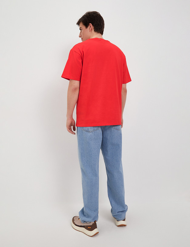 Красная мужская футболка MASCOTTE 848-4144-2605 | ракурс 6