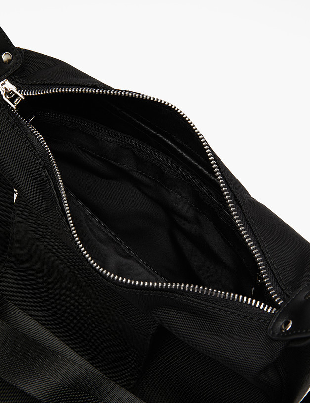 Черная текстильная женская сумка MASCOTTE 642-3204-202 | ракурс 4