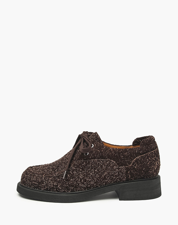 Коричневые женские дерби 11890₽