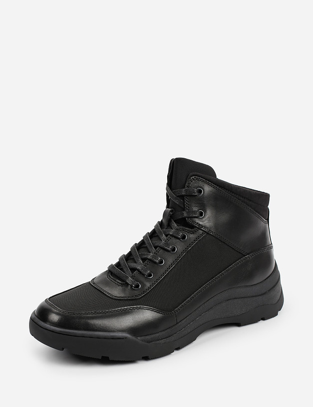 Черные мужские ботинки MASCOTTE 22-121524-0102 | ракурс 2