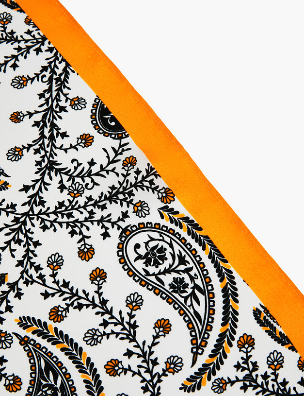 Оранжевый женский платок MASCOTTE 756-3106-2113 | ракурс 3