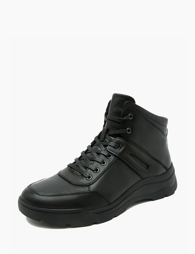 Черные мужские ботинки MASCOTTE 22-021535-3128M | ракурс 2